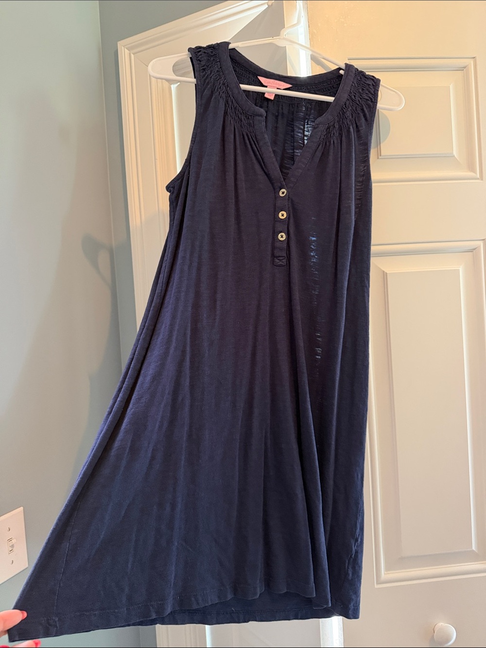 Lilly Pulitzer Navy Blue Sleeveless Mini Dress